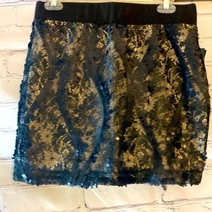 Izbayer sequence front plain black dressy or casual mini